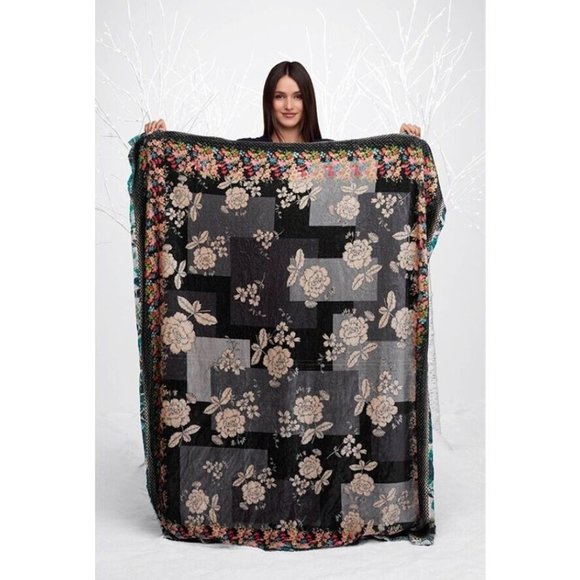 Johnny Was Bedding Johnny Was Willa Travel Blanket Reversible